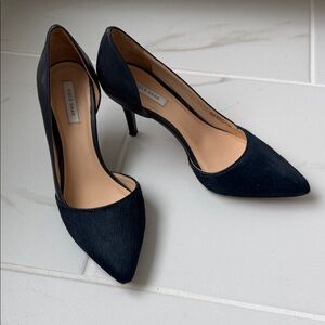 Cole Haan Elegant Navy Blue Pointed Heels.